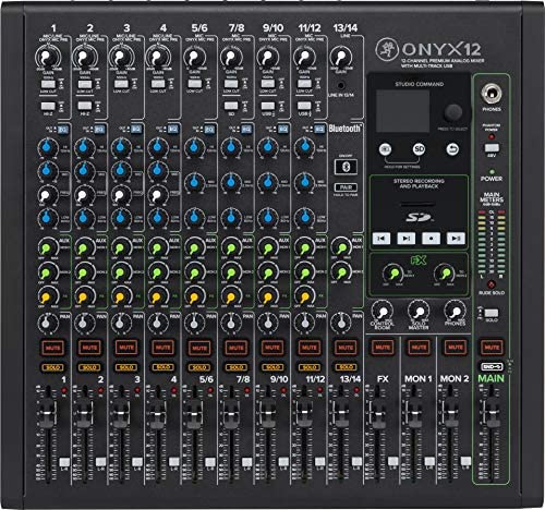 Mackie ONYX12 12-channel Analog Mixer with Multi-Track USB