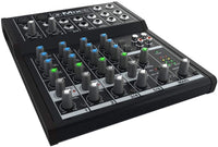 Thumbnail for Mackie Mix8 8-Channel Compact Mixer Bundle with MR DJ Headphones, Two 1/4