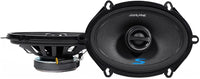 Thumbnail for Alpine S 5x7 Front+Rear Speaker Replacement Kit For 05-07 Ford F-250/350/450/550