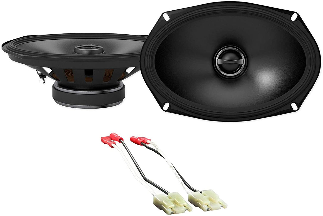 6x9" Alpine S Door Speaker Replacement Kit For 1994-02 Dodge Ram 2500/3500