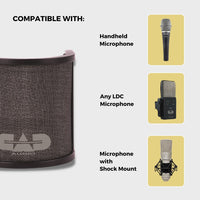 Thumbnail for CAD Audio VP3 Compact Pop Filter for Handheld or LCD Microphone