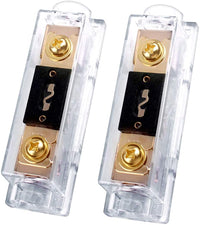 Thumbnail for 2 Patron PANLFH0G250 250A Inline ANL Fuse Holder, 0/2/4 Gauge AWG ANL Fuse Block with 250 Amp ANL Fuses for Car Audio Amplifier (2 Pack)