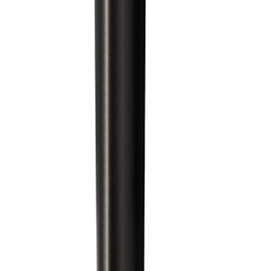 Ultimate Support MS-100R MS Series Professional Column Studio Monitor Stands with Adjustable Angle and Axis, Acoustic Foam Platform, and Three Internal Channels - Black