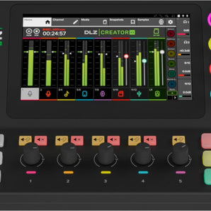 Mackie DLZ Creator XS Adaptive Digital Mixer for Podcasting, Streaming and YouTube with User Modes, Mix Agent Technology, Auto Mix, Onyx80 Mic Preamps