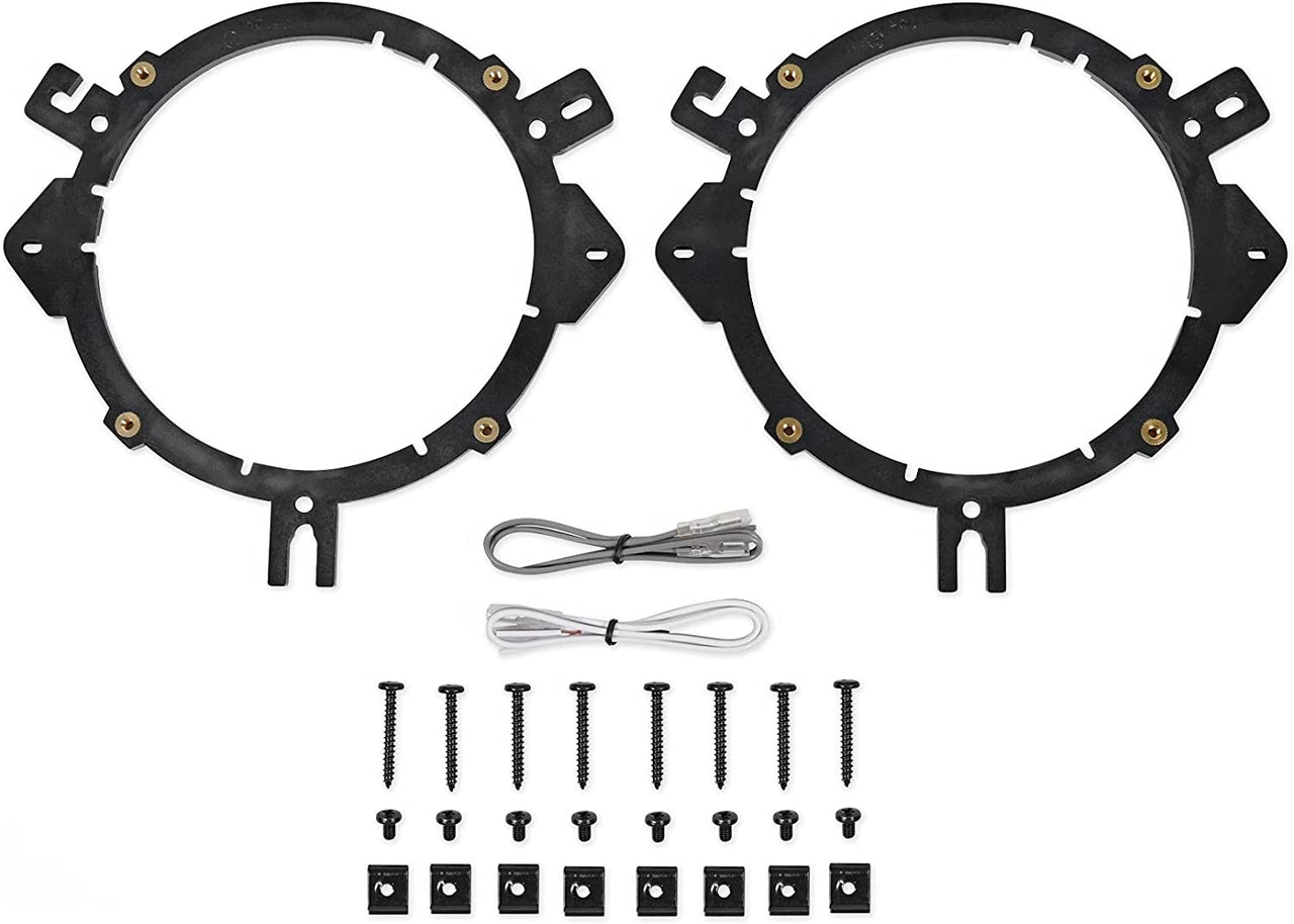Alpine S-S65 + Front or Rear Speaker Adapters + Harness For Select Honda and Acura Vehicles