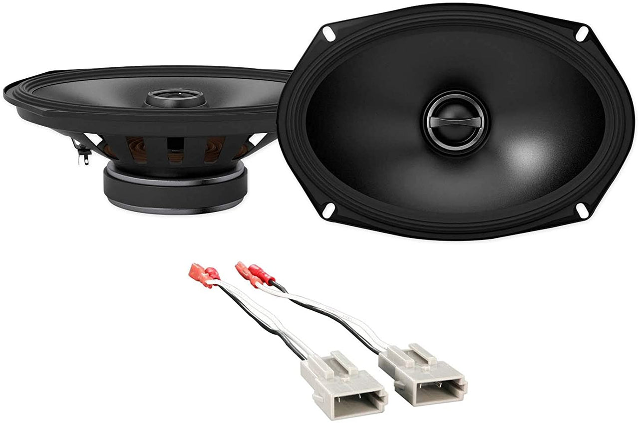 Rear Alpine S Speaker Replacement Kit For 1992-1997 Mercury Grand Marquis