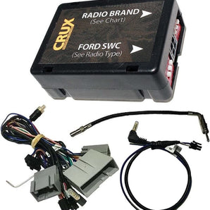 Crux SWRFD-60  Radio Replacement w/ SWC Retention Fit Ford, Lincoln & Mercury Vehicles 2005-2014