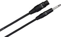 Thumbnail for Hosa HMIC-005HZ Pro Microphone Cable - REAN XLR Female to 1/4-inch TS Male - 5 foot
