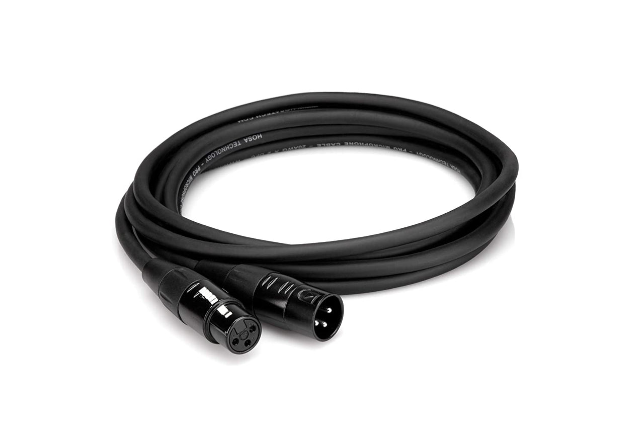 Hosa HMIC-015 REAN XLR3F to XLR3M Pro Microphone Cable, 15 Feet