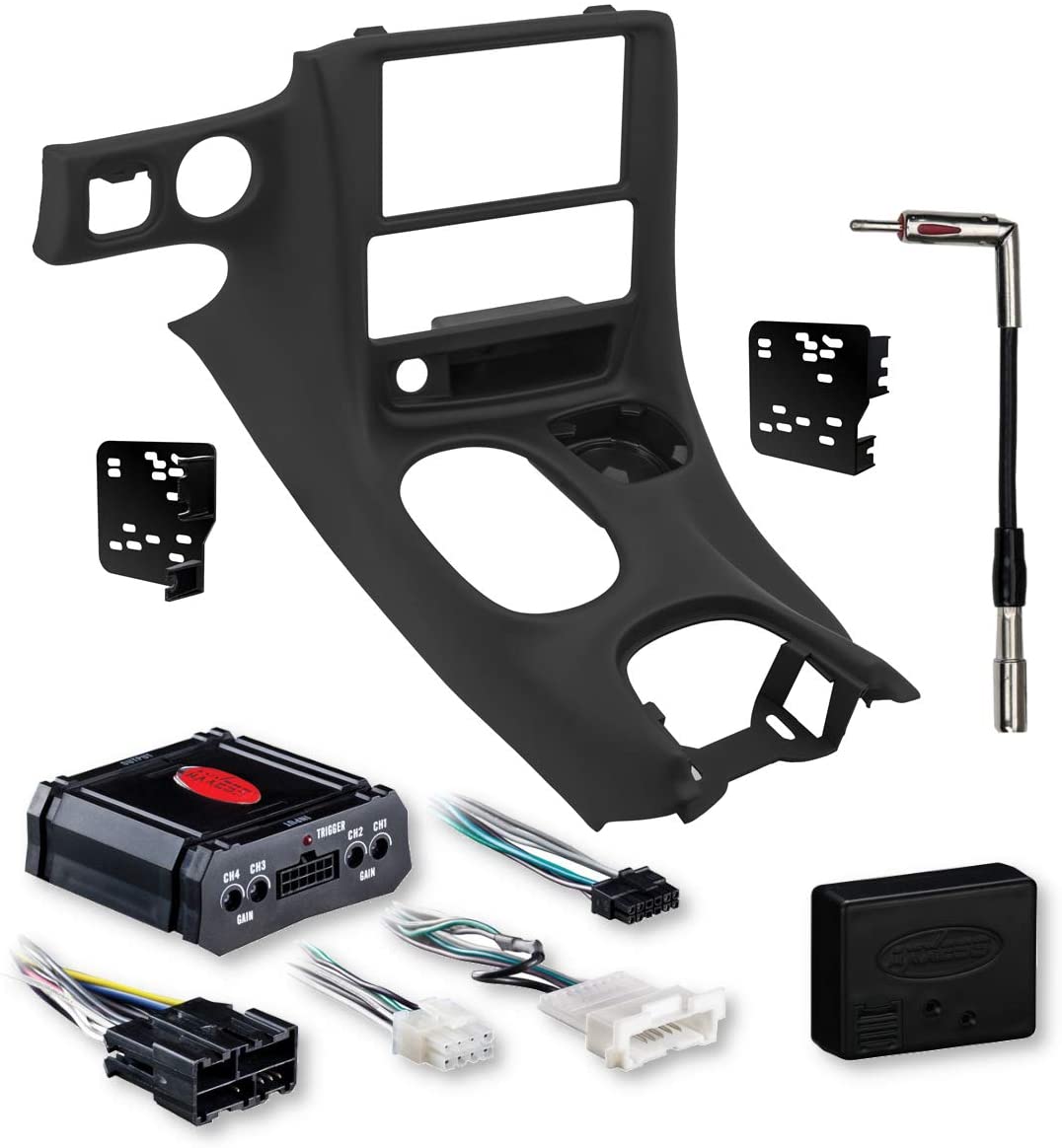 Metra DP-3021B Compatible with Chevy Corvette 1997 1998 1999 2000 2001 2002 2003 2004 Double DIN Stereo Harness Radio Install Dash Kit