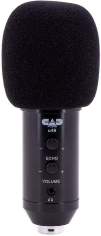 Thumbnail for CAD Audio U49 USB Large Format Side Address Studio Microphone with Headphone Monitor and Echo