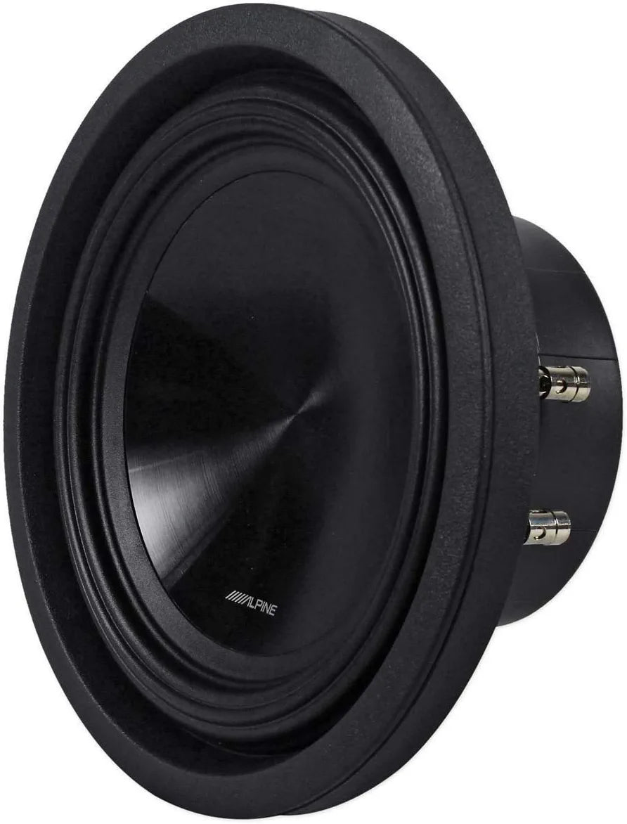 Alpine SWT-10S4 1000W 10" SWT Series Single 4-ohm Shallow Mount Subwoofer