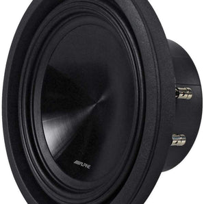 Alpine SWT-10S2 1000W Peak 10" SWT Series Single 2-ohm Shallow Mount Subwoofer