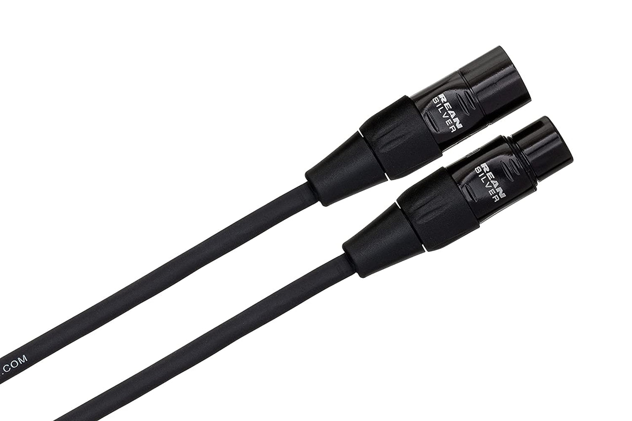 Hosa HMIC-010 Pro Microphone Cable, REAN XLR3F to XLR3M Connectors, 10 feet