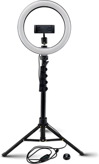 Thumbnail for Mackie 3-Color Ring Light Kit with Stand and Remote (10