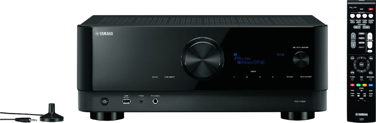 Yamaha RX-V6A 7.2 Channel 8K AV Home Theater Receiver with Music Cast