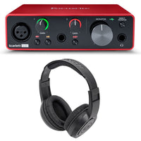 Thumbnail for Focusrite SCARLETT SOLO 4th Gen 192kHz USB Audio Interface + Samson Headphones