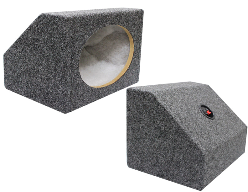 2 NEW Absolute MDF Angled Style 6"x9" Gray Car Audio Speaker Box Enclosures