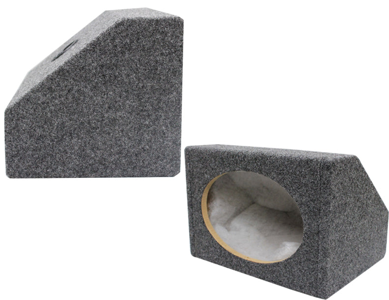 Absolute 6x9PKG MDF Angled/Wedge Style 6"x9" Gray Car Audio Speaker Box Enclosures