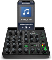 Thumbnail for Mackie MobileMix 8-Channel USB-Powerable Mixer for Streaming and Recording with Smartphones and DSLR Cameras, Live Streaming with Instruments, Microphones, Bluetooth