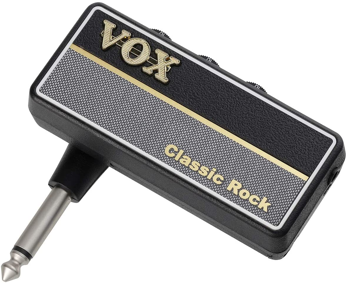 Vox amPlug 2 Classic Rock Headphone Guitar Amp<br/> Headphone Guitar Amplifier with 3 Amp Modes, 9 Selectable Effects, Selectable Mid-boost, Speaker Cabinet Emulation, and Aux in Jack