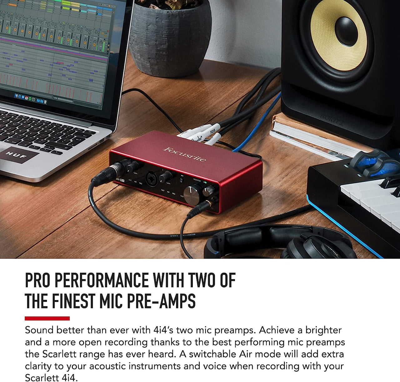 Focusrite Scarlet 2i2 is a great audio interface to help improve your  podcast efforts