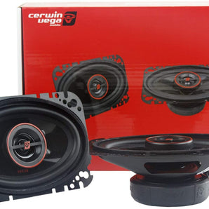 Cerwin Vega H746 550W Max 80W RMS 4" x 6" HED Series 2-way Coaxial Car speakers