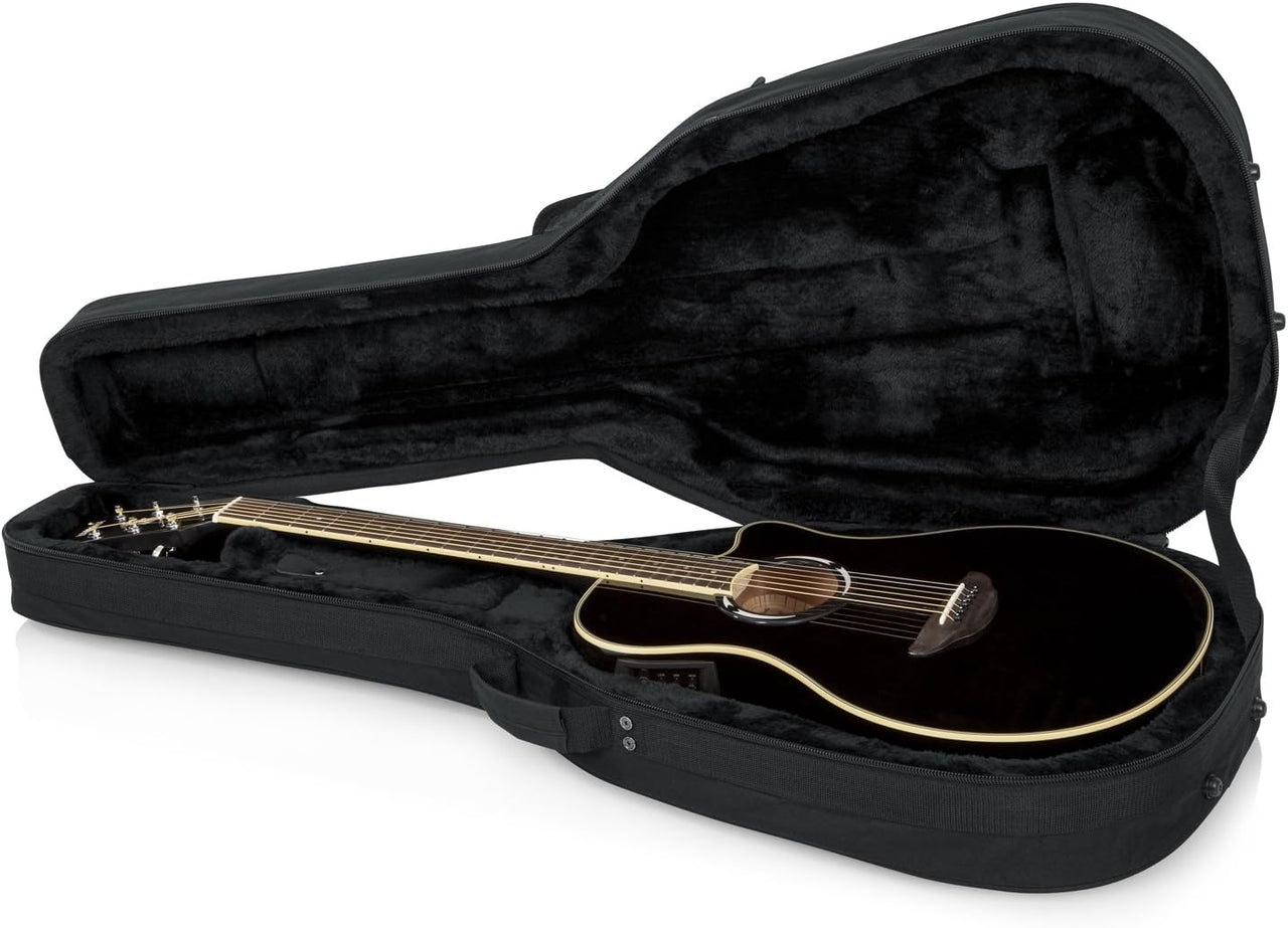 Gator Cases GL-JUMBO Lightweight Polyfoam Guitar Case For Jumbo-style Acoustic Guitars