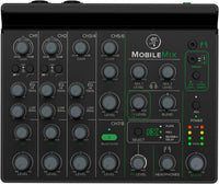 Thumbnail for Mackie MobileMix 8-Channel USB-Powerable Mixer for Streaming and Recording with Smartphones and DSLR Cameras, Live Streaming with Instruments, Microphones, Bluetooth
