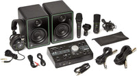 Thumbnail for Mackie Studio Bundle with CR3-X monitors, Big Knob Studio Monitor Controller/Interface, EM89D Dynamic Microphone, EM91C Condenser Microphone and MC-100 Headphones