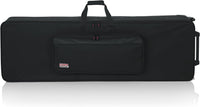 Thumbnail for Gator Cases GK-76 Lightweight Keyboard Case with Pull Handle and Wheels; Fits 76-Note Keyboards