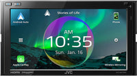 Thumbnail for Jvc KW-M875BW 6.8” Double-DIN Touchscreen Digital Multimedia Receiver with Bluetooth, Apple CarPlay and Android Auto