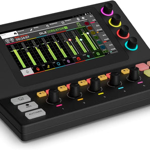 Mackie DLZ Creator XS Adaptive Digital Mixer for Podcasting, Streaming and YouTube with User Modes, Mix Agent Technology, Auto Mix, Onyx80 Mic Preamps
