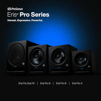 Thumbnail for PreSonus Eris Pro 4 Studio Monitor — Bi-Amped, Active, 4.5-inch Coaxial Studio Monitor for Audio Recording & Mixing, Ceiling- & Wall-Mountable