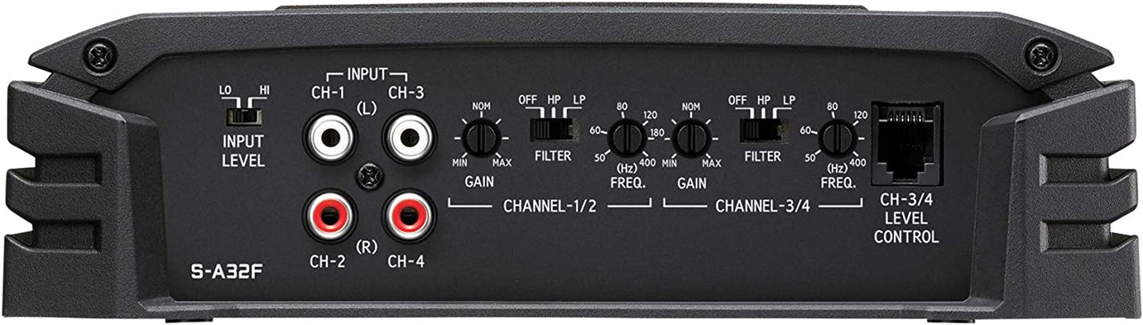 ALPINE S-A32F 4-Channel Digital Class D Car Audio Amplifier