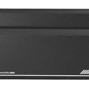 Alpine SBT-S10V RUX-KNOB.2 KTA-200M Mono Power Pack Amp with 10" Loaded Subwoofer Truck Enclosure and Bass Knob