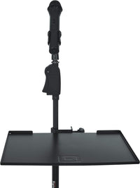 Thumbnail for Gator Frameworks  GFW-SHELF1115 Microphone Stand Clamp-On Utility Shelf 15