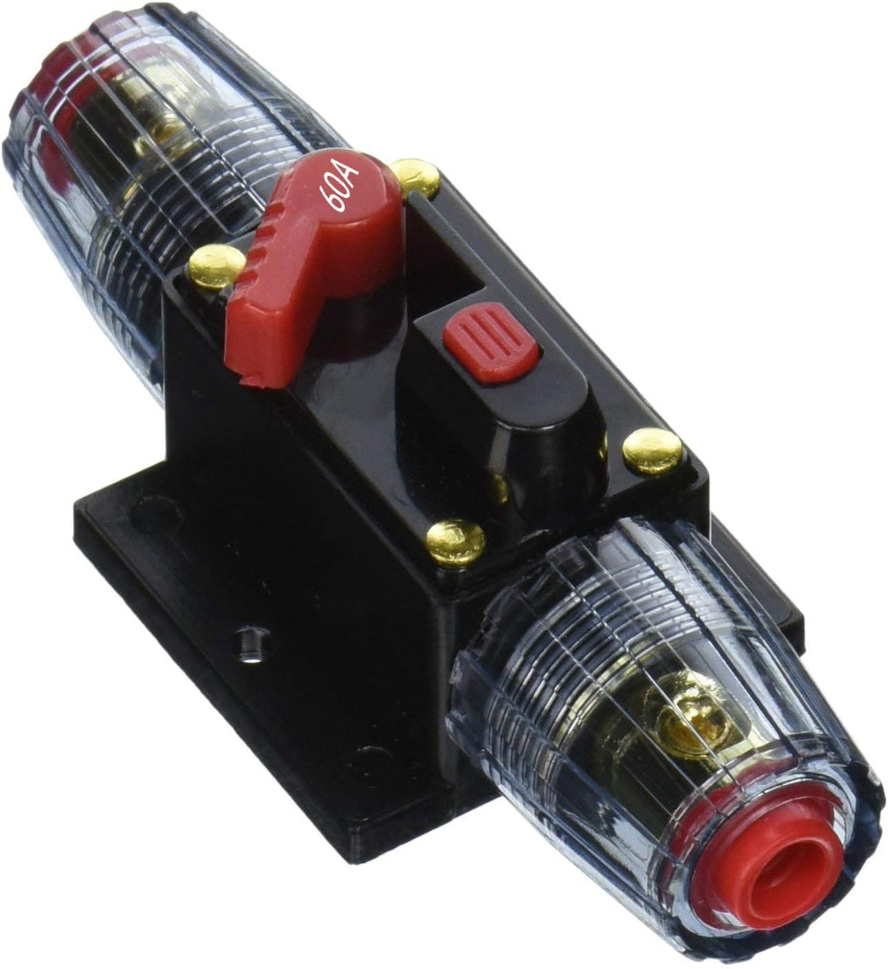 2 Absolute ICB80 4/8 AWG 80 Amp in-line Circuit Breaker with Manual Reset with Manual Reset Car Auto Marine Boat Stereo