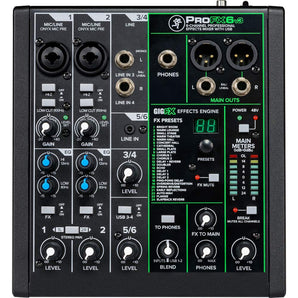 Mackie ProFX6v3 6-channel Mixer with USB and Effects
