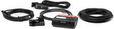 Alpine DVR-C320R WiFi & GPS Enabled Stealth Dash Camera accessories including cables and camera unit.