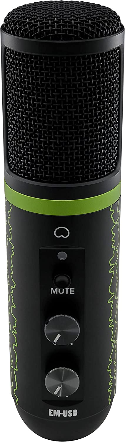 Mackie EM-USB-LTD-GRN EM Series USB Condenser Microphone, Limited Edition Green