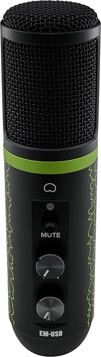 Thumbnail for Mackie EM-USB-LTD-GRN EM Series USB Condenser Microphone, Limited Edition Green