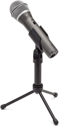 Thumbnail for Samson Technologies Q2U USB/XLR Dynamic Microphone Recording and Podcasting Pack (Includes Mic Clip, Desktop Stand, Windscreen and Cables), silver