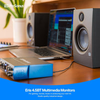 Thumbnail for PreSonus Eris 4.5BT Bluetooth Studio Monitors, Pair — 4.5