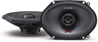 Thumbnail for 2 Pair Alpine R-S68 R-Series 6 x 8 Inch 300 Watt 2-Way Car Speakers