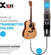 Thumbnail for Xvive U2 Guitar Wireless System 3-tone Sunburst 2.4GHz Digital Guitar Wireless Transmitter and Receiver for Electric Guitar Bass Violin Keyboard