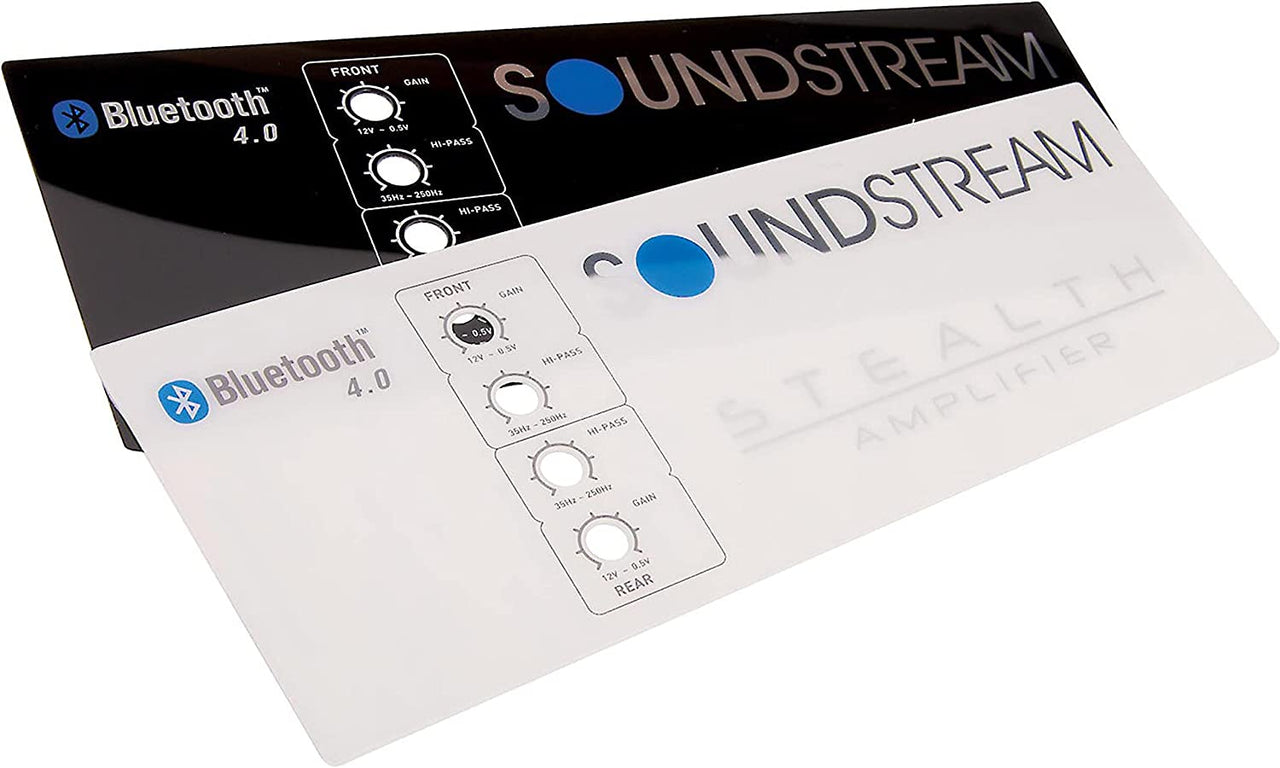 Soundstream ST4.1000DB Stealth Series 4 Channel Bluetooth Amplifier