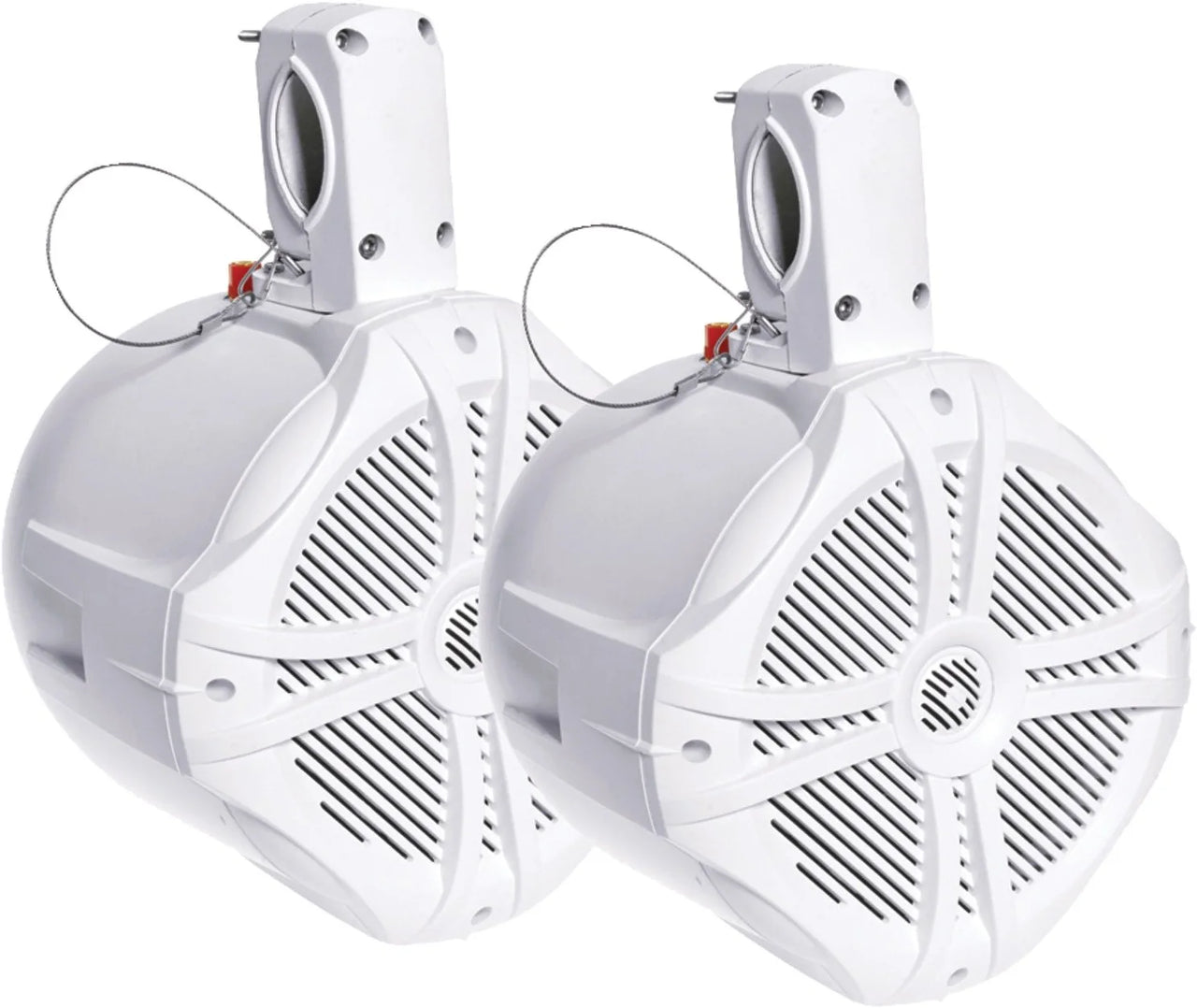 Power Acoustik MWT-65W 6.5″ Waterproof Marine Wake Tower Speakers Pair White