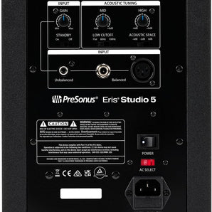 PreSonus Eris Studio 5 5.25-inch 2-Way Active Studio Monitors with EBM Waveguide
