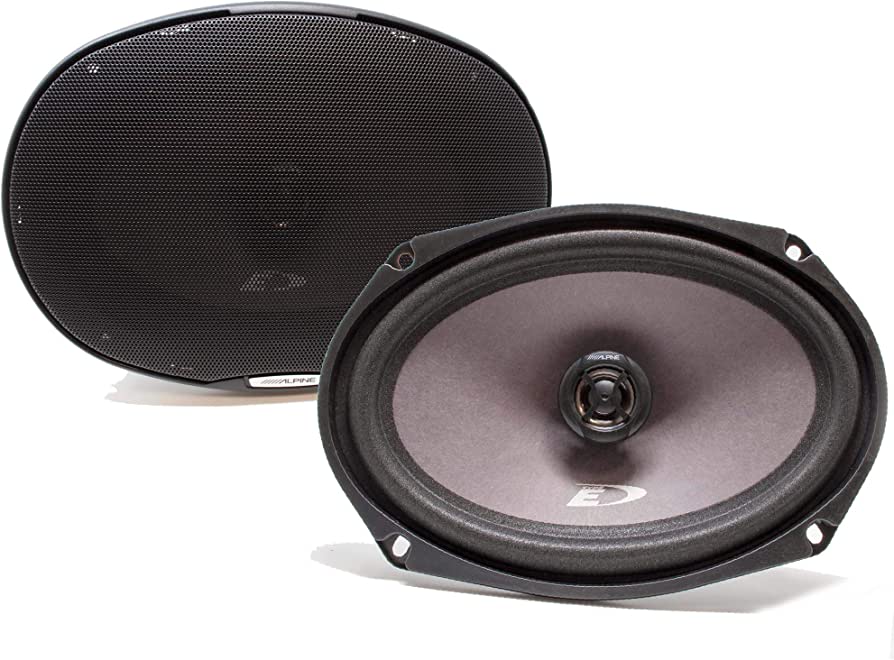 Alpine SXE-6926S 90W 6x9" 2-Way Type-E Series Coaxial Speakers Mylar Tweeter